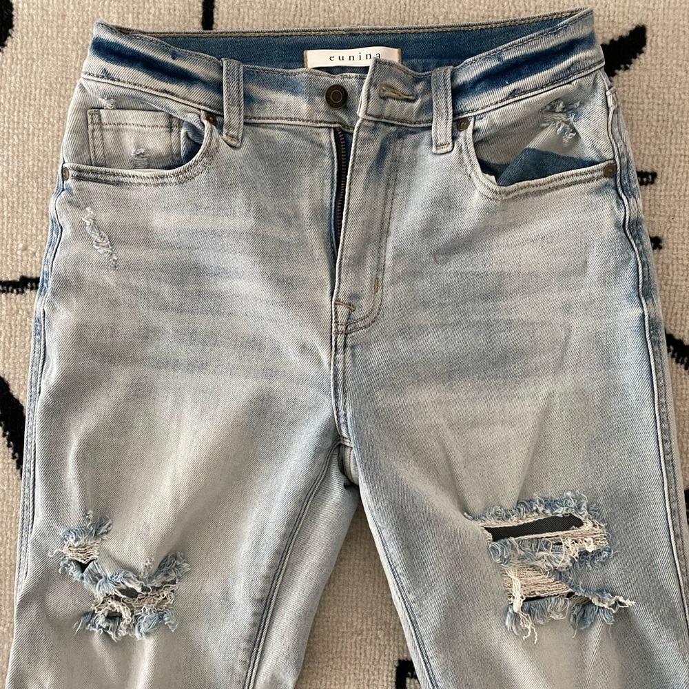Light-Wash Ripped Jeans - Picture 2 of 4